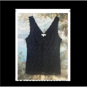 ADIVA Black Lace Camisole Top